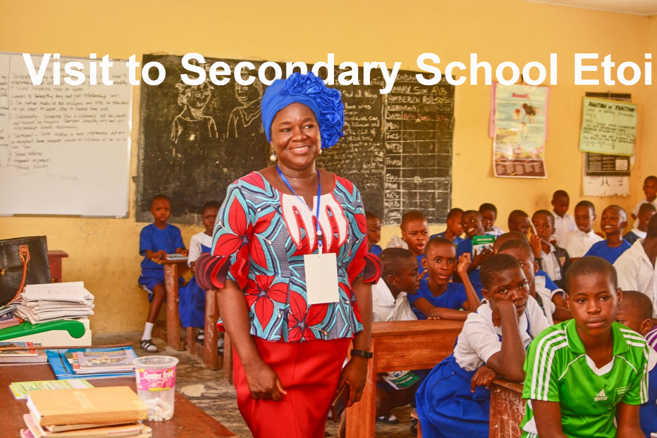 Visit to Secondary School, Etoi 2022